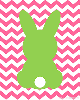 Free Bunny Printable Easter Art by PaperCharm