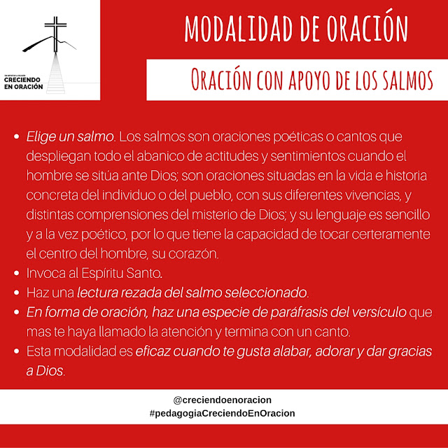 Modalidades de Oración - Oración con Apoyo de los Salmos