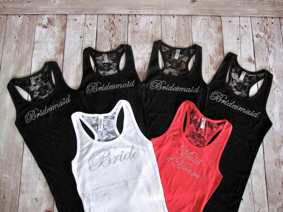 bridesmaid tank tops 