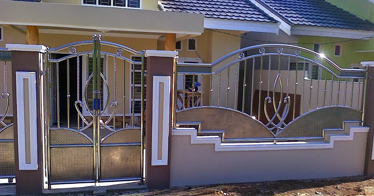  warna  cat  pagar  rumah  mewah  Home Desaign