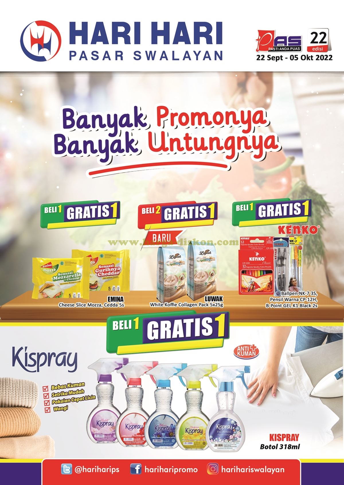 Katalog Promo HARI-HARI Swalayan 22 September - 5 Oktober 2022