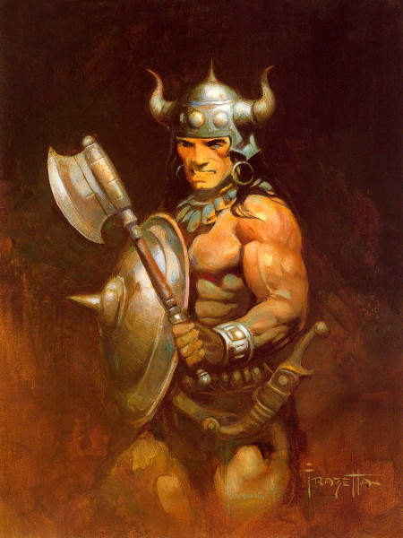 conan the barbarian frazetta. Frazetta official website.