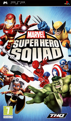 Free Download Marvel Super Hero Squad PSP Game Cover Photo