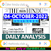 4 October 2022 The Hindu Analysis | TH Analysis and Hand Written Notes of 4th October 2022 | The Hindu Club