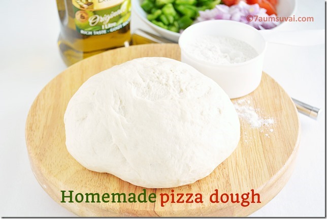 Homemade pizza dough 