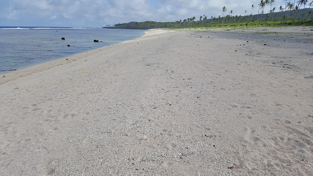 the southern strip of Asgad Beach in Salcedo Eastern Samar