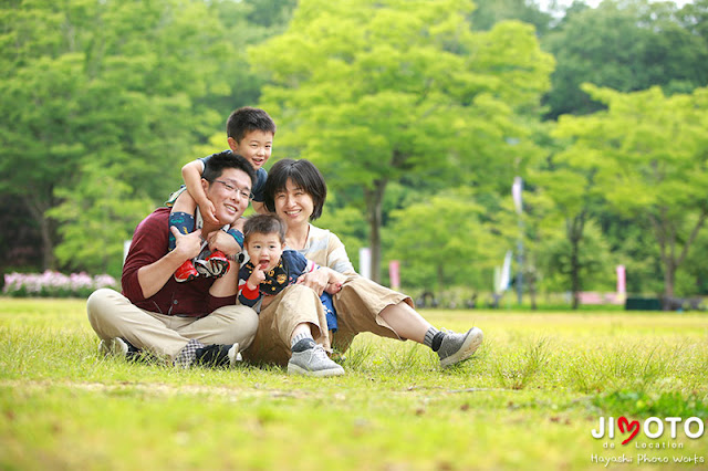 岐阜県可児市へ家族写真の出張撮影