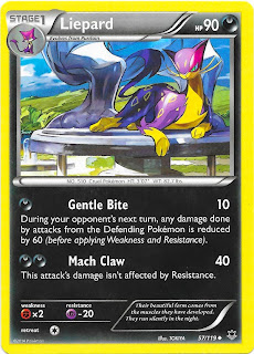 Liepard Phantom Forces Pokemon Card