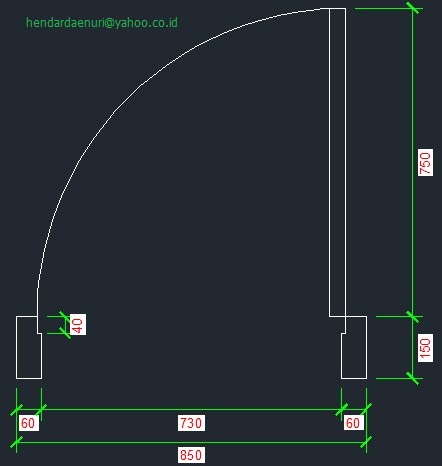 Belajar Autocad  Menjadikan Desain Kusen Pintu 2d Jadi 