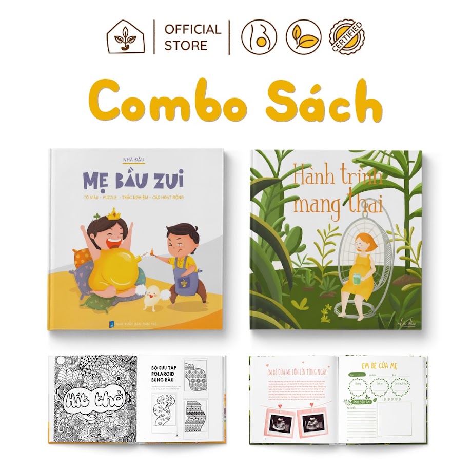 [A116] Sách tô màu cho Bà Bầu độc quyền tại Nhà Đậu