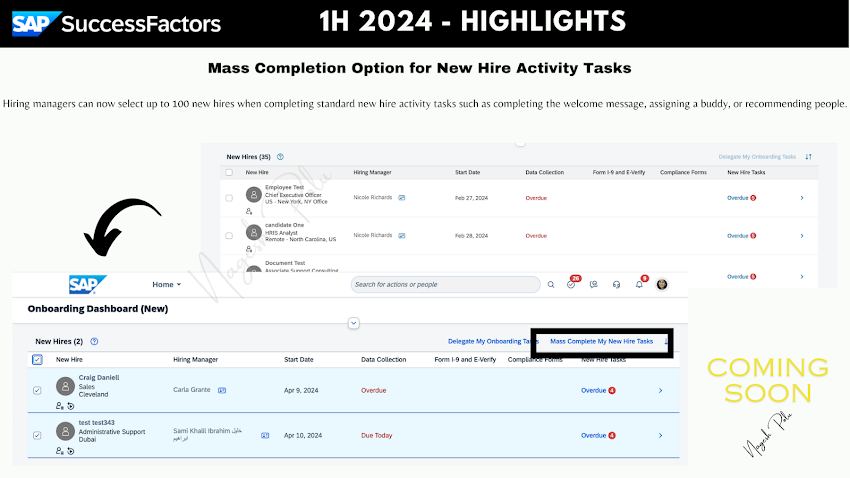 1H 2024 Release Highlights - Mass Completion Option for New Hire Activity Tasks