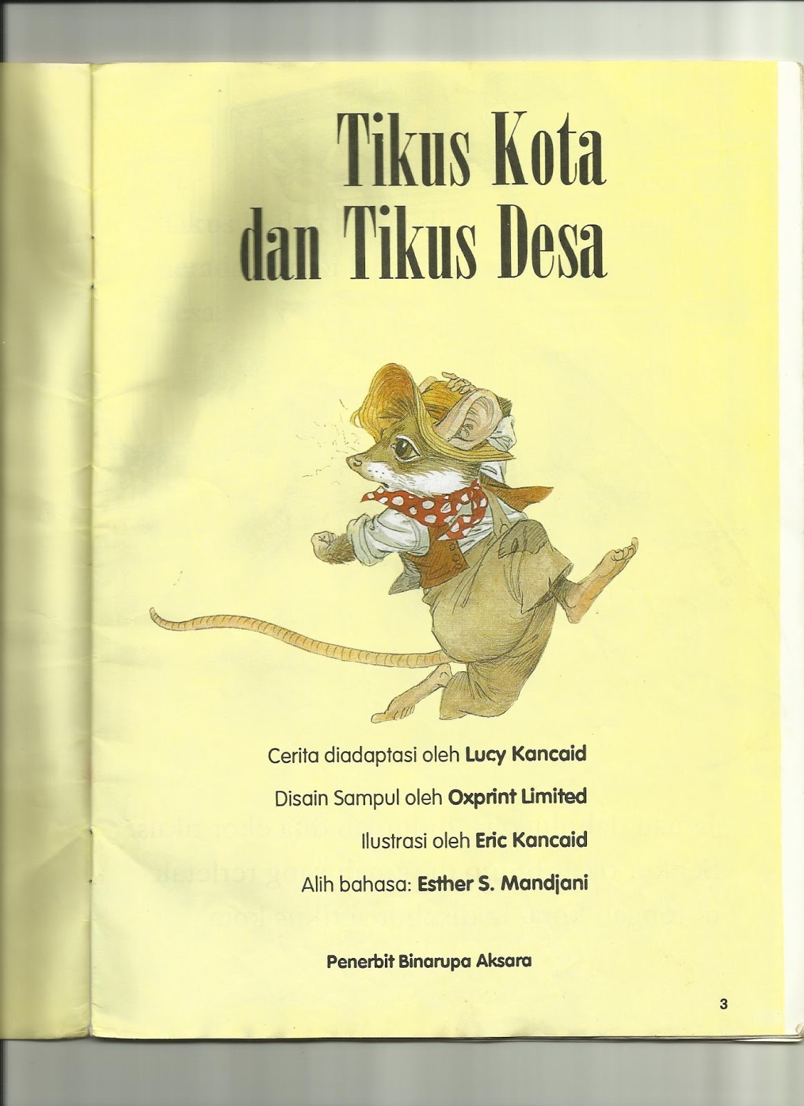 Tikus Kota dan Tikus Desa