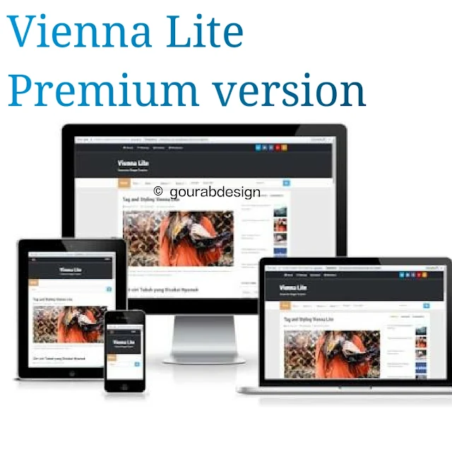 Vienna lite blogger template premium and latest version