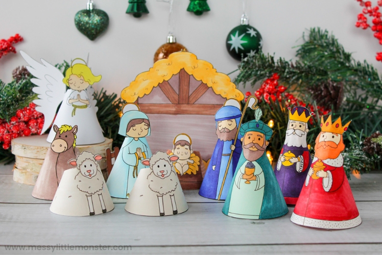 DIY nativity scene