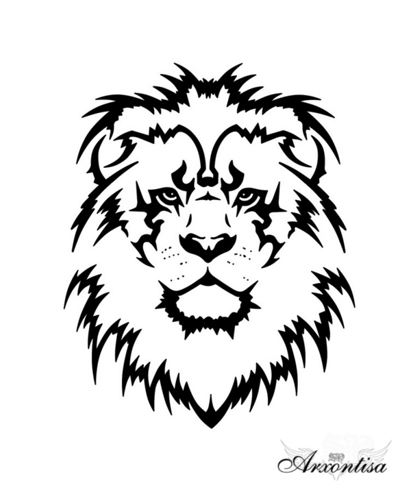 Lion Tattoo Patterns 3