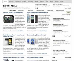 Blog Mild Blogger Template