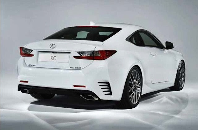 2016 Lexus RC 350 back