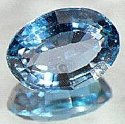 Oval Blue Topaz