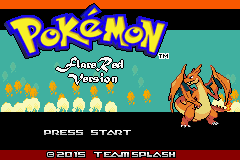 Pokemon Flare Red Version GBA