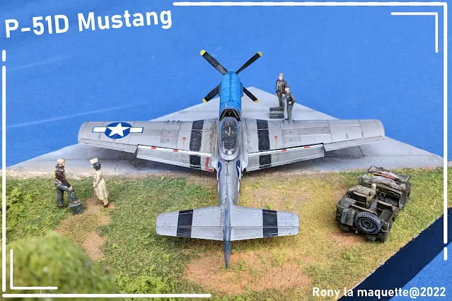 Diorama pour un P-51D Mustang