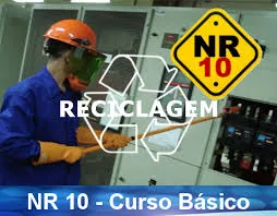 Curso Online de Reciclagem NR10 - Trabalho que envolva eletricidade.