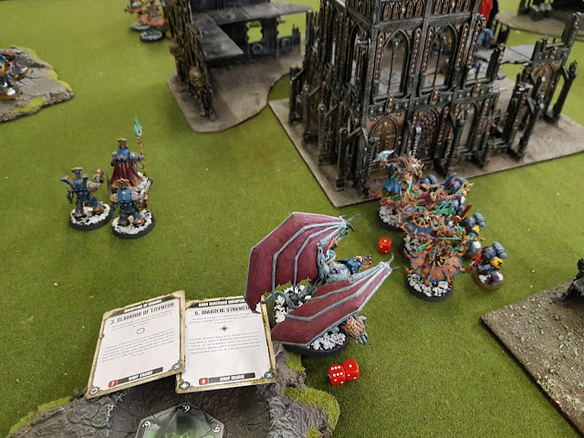 Warhammer 40k battle report - Maelstrom of War - Cleanse & Capture - 1500 points - Thousand Sons vs Space Wolves.