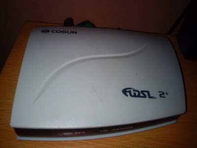 setting modem cosun speedy