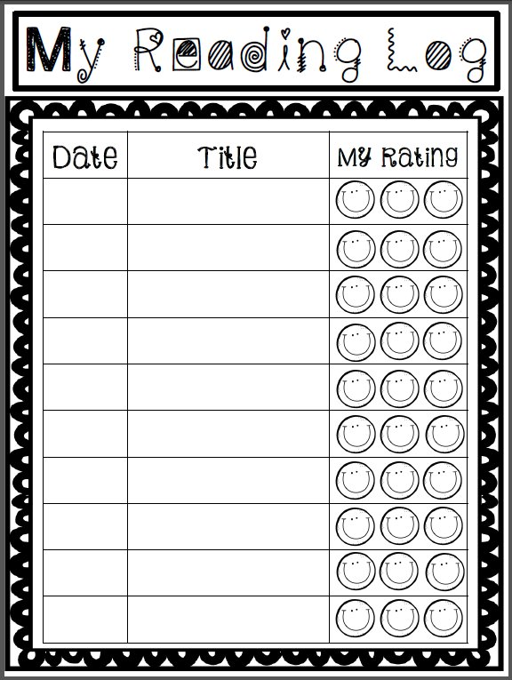 http://ittybittyteacher.blogspot.com/2014/06/reading-log-freebie.html