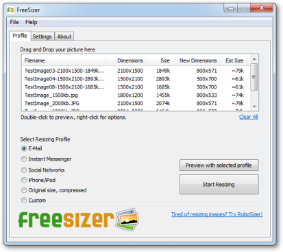 resizer Cara Mudah Resizer Banyak Photo Dengan FreeSizer