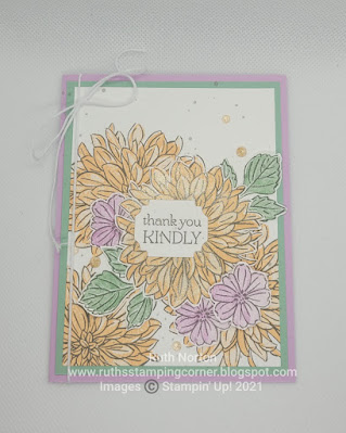 stampin up, sale-a-bration, delicate dahlias