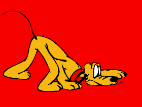 Disney animal pluto from mickey mouse