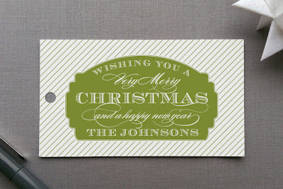 merry label holiday christmas gift tag design sarah brown