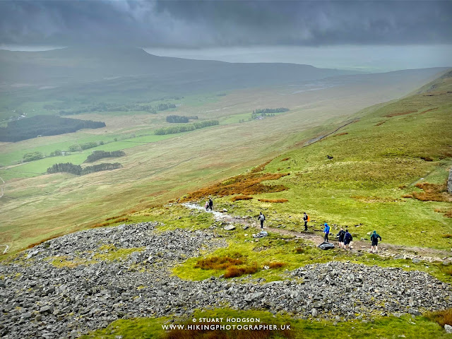 Yorkshire Three Peaks walk challenge questions route map photos height distance training Whernside Ingleborough Pen-Y-Ghent Ribblesdale Horton