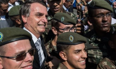 Jair Bolsonaro likes to court controversy. The 63-year-old has made provocative statements on issues ranging from abortion, race, migration and homosexuality to gun laws.  He has portrayed himself as the defender of a Brazil of decades past, suggesting that the country should return to the hardline law-and-order tactics of the 1964-1985 military dictatorship.  'Wannabe Hitler'