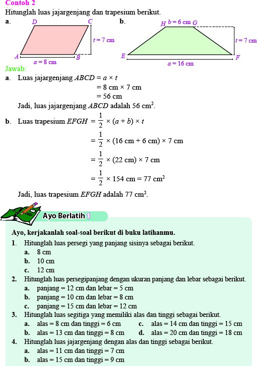 My Hope and Inspiration Rumus dan Contoh Soal Bangun  