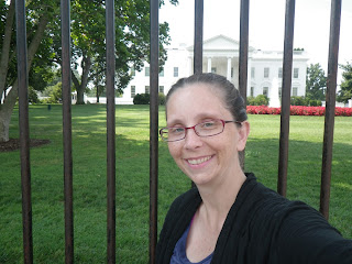 Me, in front of the White House