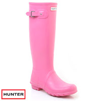 Hunter Rain Boots Pink2