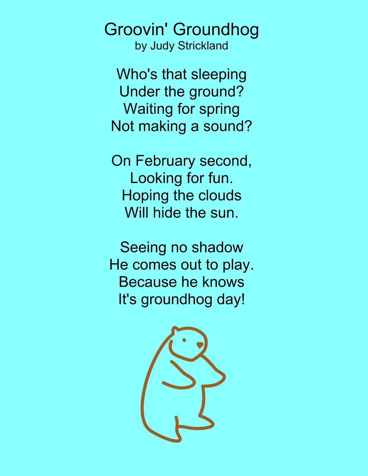 Groundhog Poem 2