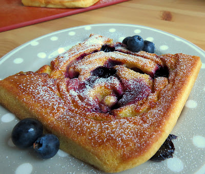 Blueberry & Lemon Sheet Pan Pancake