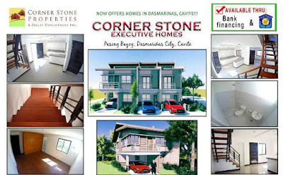 CORNER STONE EXECUTIVE HOMES. Semi-complete House For Sale in Dasmarinas near De La Salle - Corner Stone Executive Village