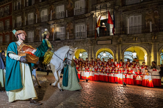 Los reyes magos en Madrid