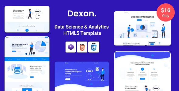 Best Data Science and Analytics HTML Template