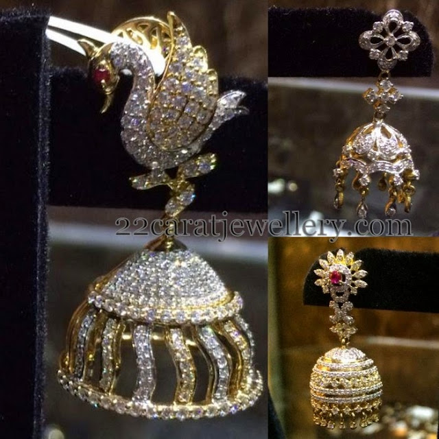 20 Grams Diamond Jhumkas