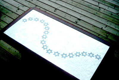 Moti Argaman table art jewish star