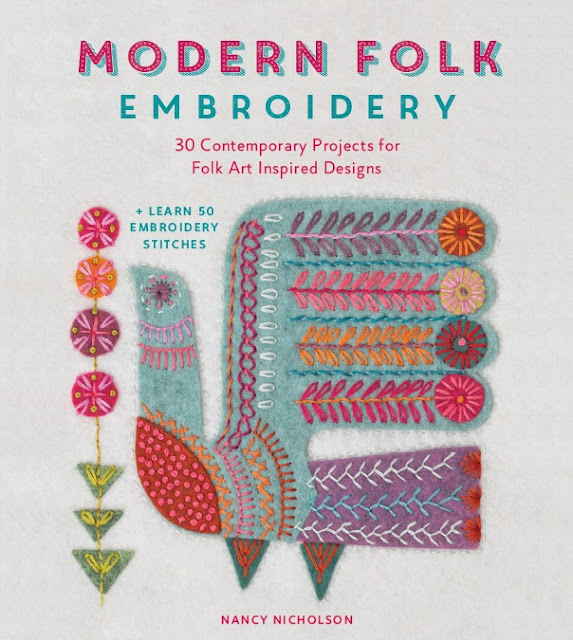 Modern Folk Embroidery by Nancy Nicholson pub by David and Charles