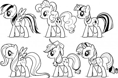 Desenhos para Colorir O Meu Pequeno Ponei – My Little Pony