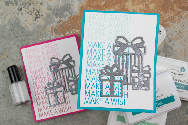 Fun Birthday card that is easy to customize and fit to any person.  Featuring Fun Stampers Journey Letterboard Sentiments Stamp Set, and For You Die Set.  