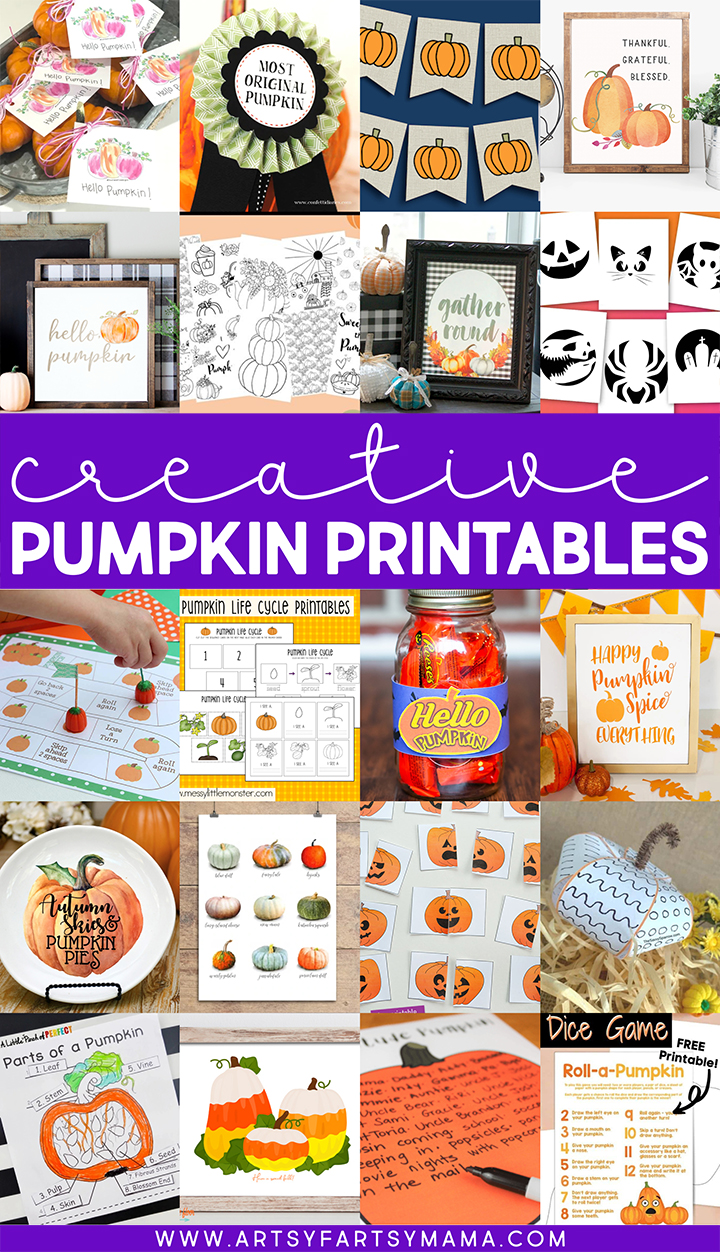 Creative Pumpkin Printables