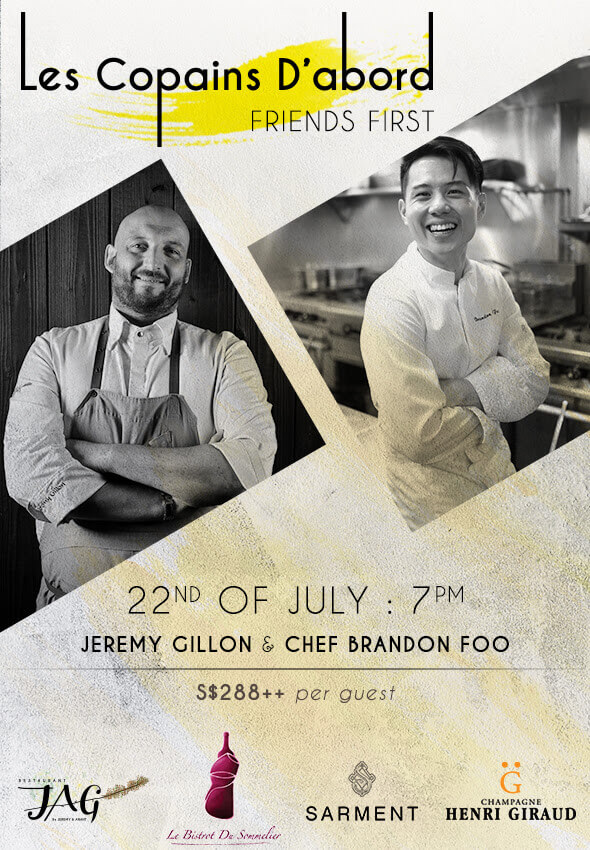 Chef Jeremy Gillon & Chef Brandon Foo share a special bond