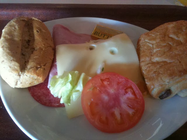 Butlins Deck continental breakfast